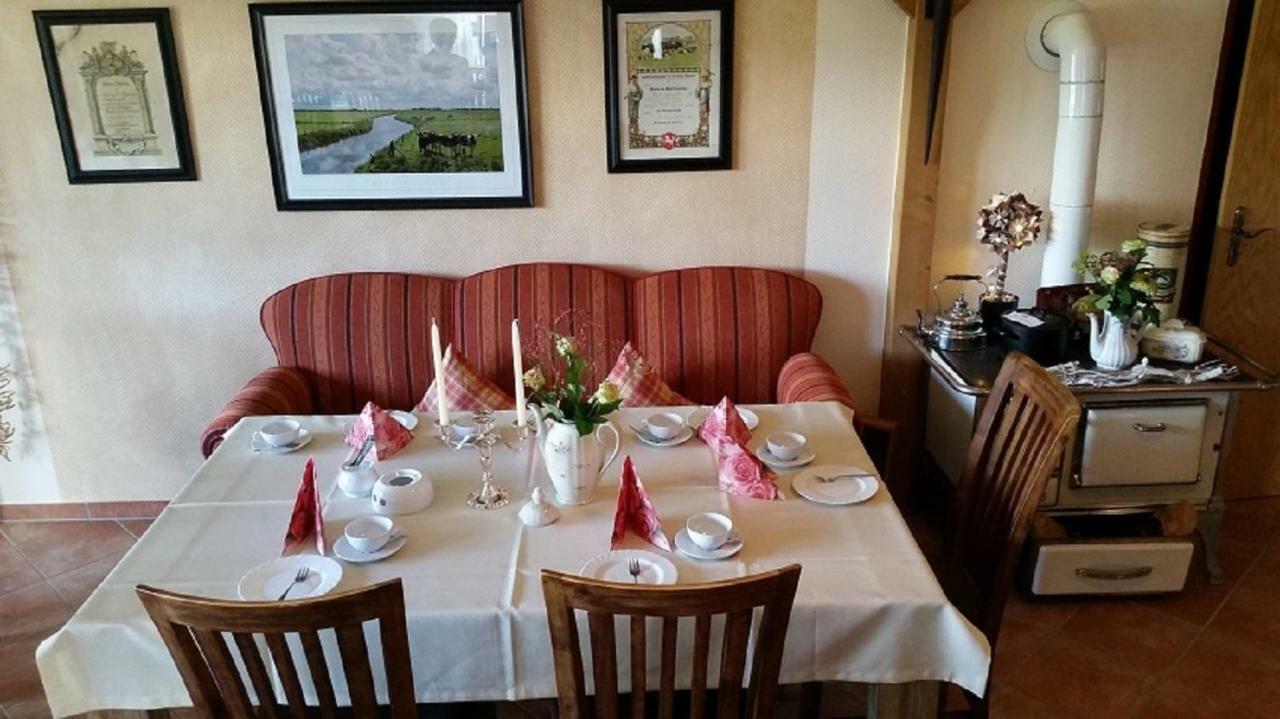 Cafe Hausnordlicht - Ferienwohnung 2 Dornum Dış mekan fotoğraf